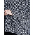 Dual colored Cape abaya-Black and White Dual colored Cape abaya-Black and White